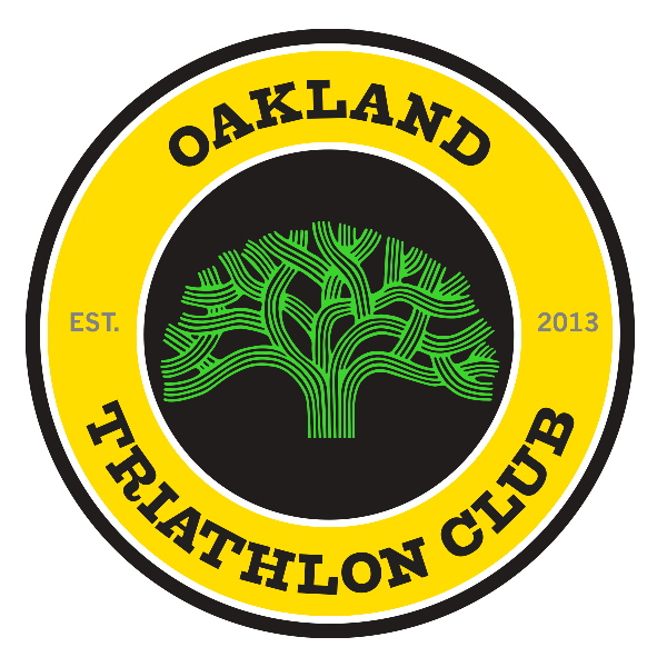 Couch to Olympic Triathlon with OTC + SOLPT OTC logo color small oakland triathlon club logo