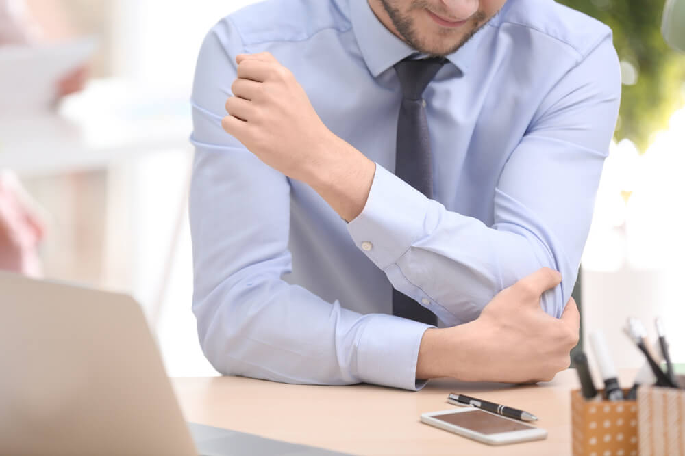 tennis elbow from typing