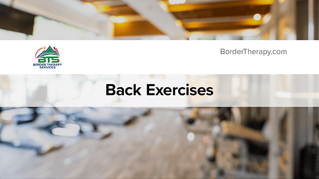 Back Strengthening Exercises Thumbnail