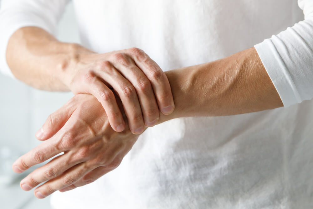 What can I do about pain on the outside of my wrist?