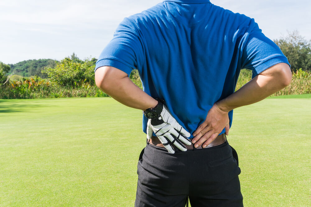What are some common injuries you can develop while playing golf? shutterstock 514945477 golf injuries