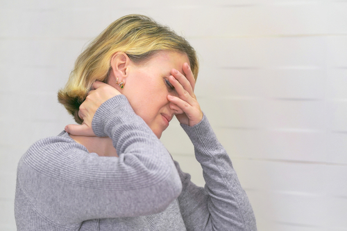 pinched nerve in neck headache